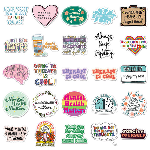 50 Positivity Stickers