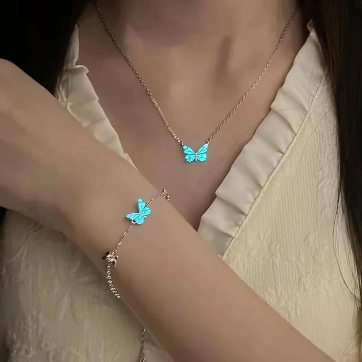 Glowing Butterfly Bracelet