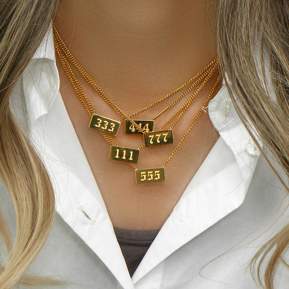Angel Number Necklace