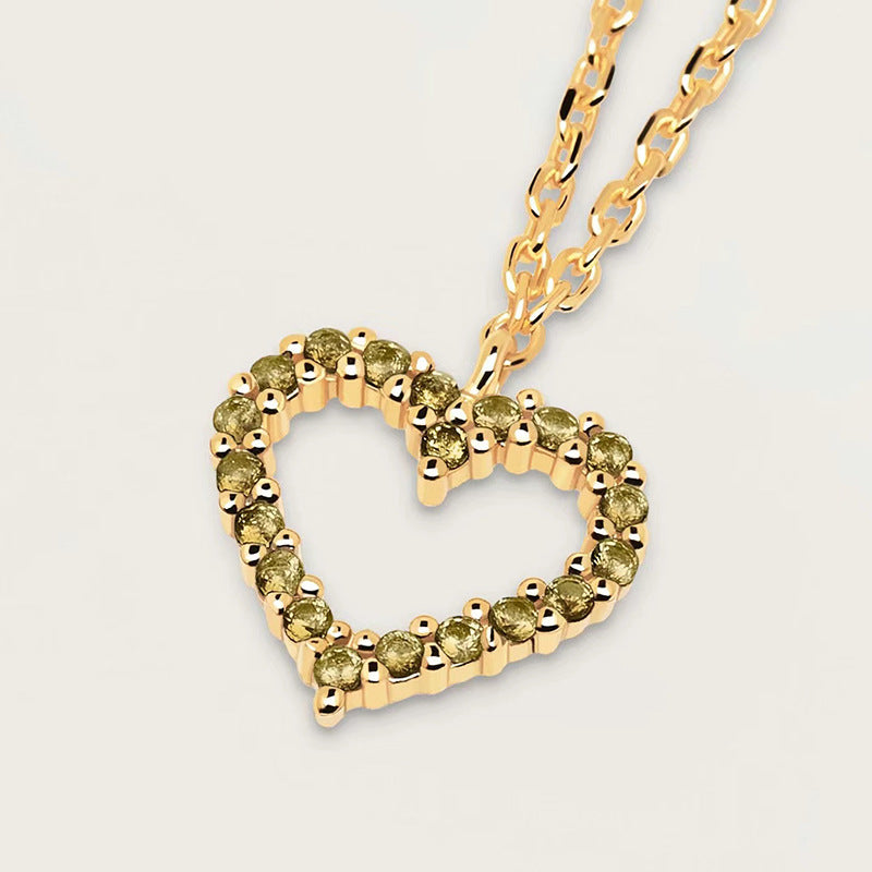 Hollow Heart Necklace
