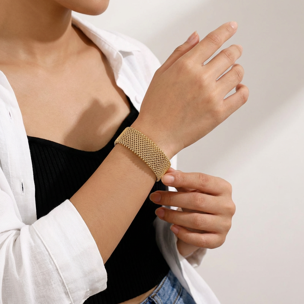 The Milano Stainless Steel Cuff